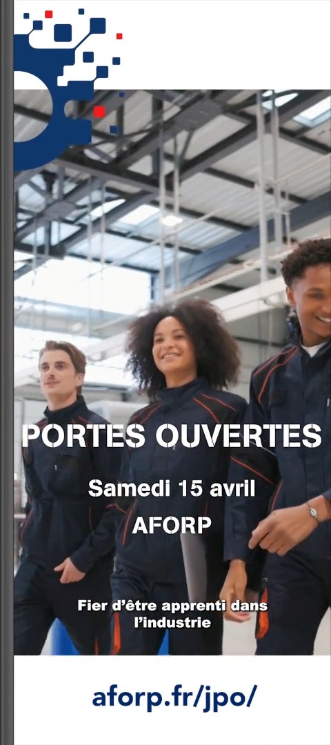 Spot AFORP « Fier d’être apprenti dans l’industrie » diffusé sur les écrans Média Jeunes