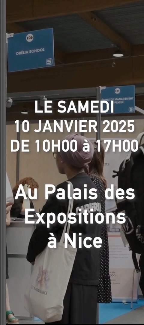 Spot Studyrama pour le Salon des Études Supérieures de Nice, diffusé sur les écrans Média Jeunes